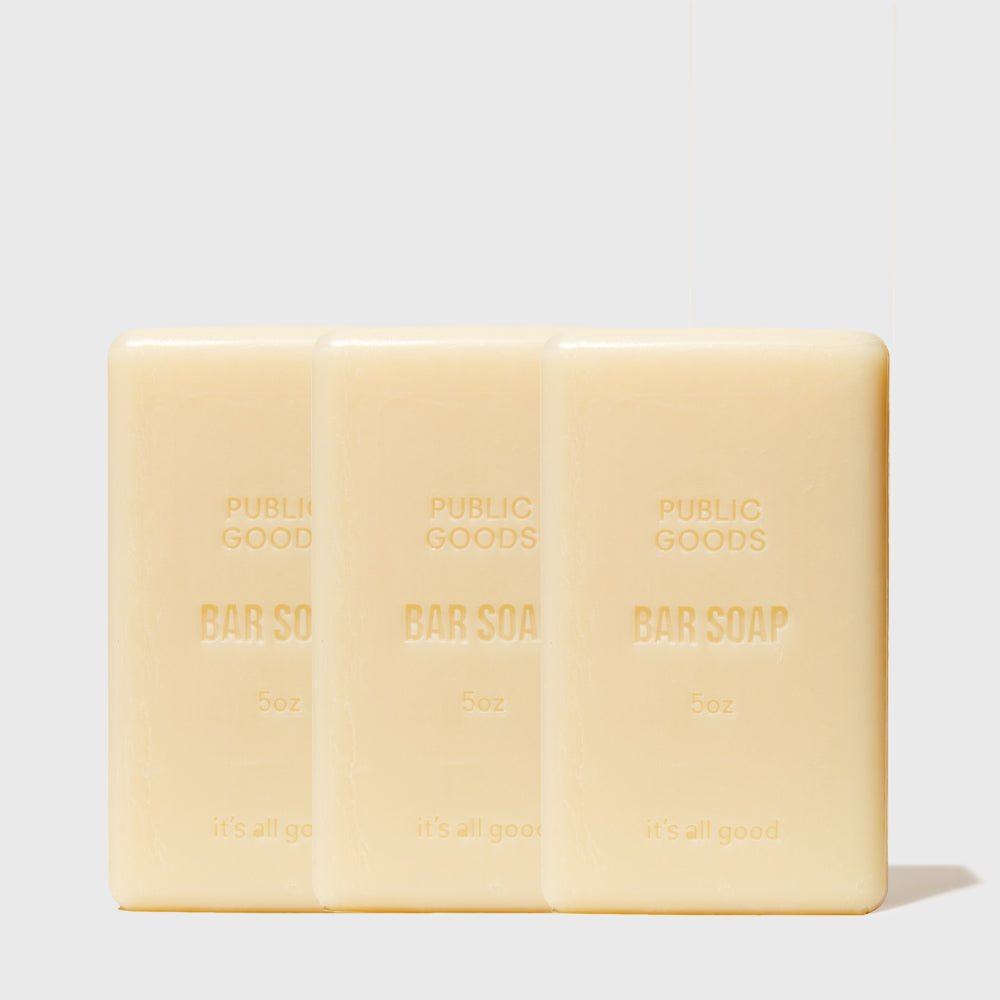 Public Goods Bar Soap 3-Pack (Case of 8)