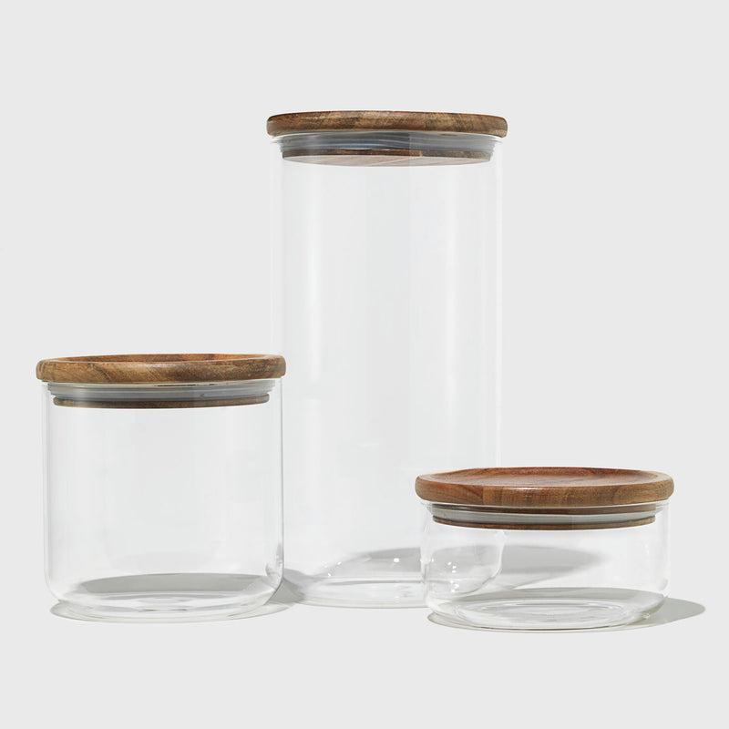 Public Goods Glass Canisters (Set of 3) - (Case of 2)