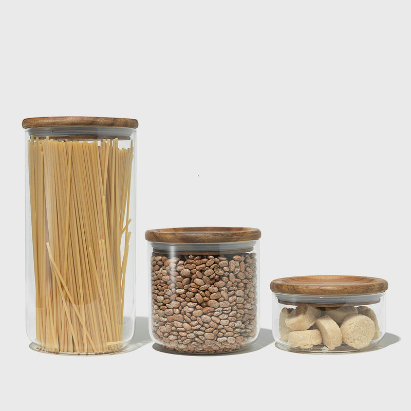 Public Goods Glass Canisters (Set of 3) - (Case of 2)