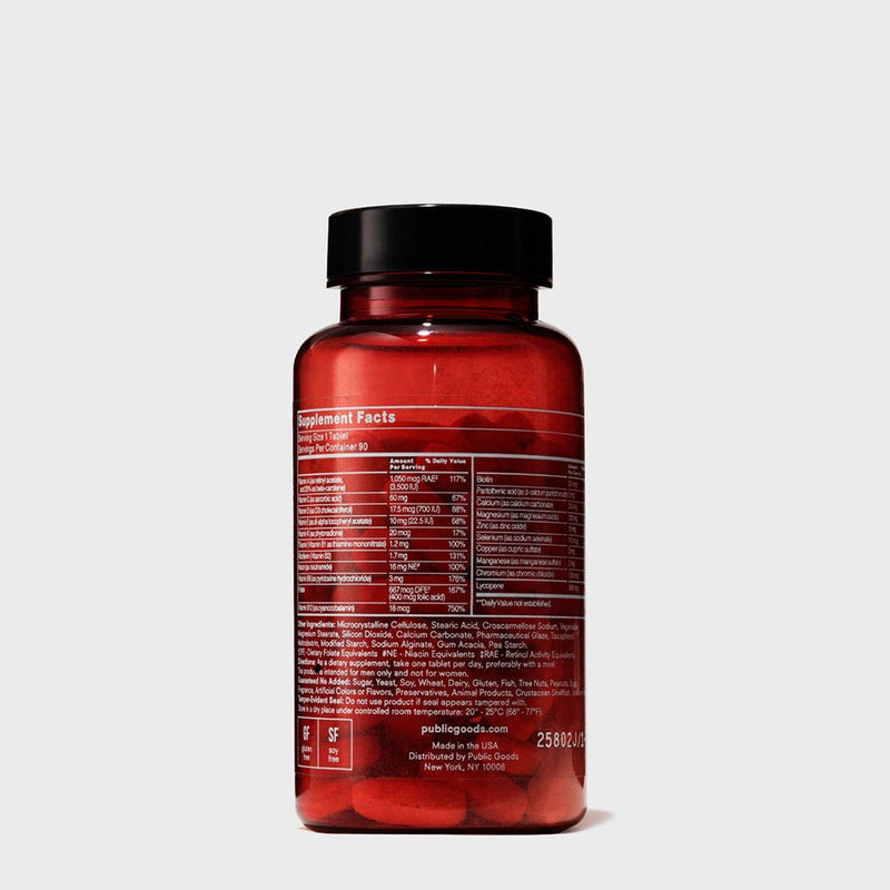 Public Goods Supplement Men's Daily (Case of 12)