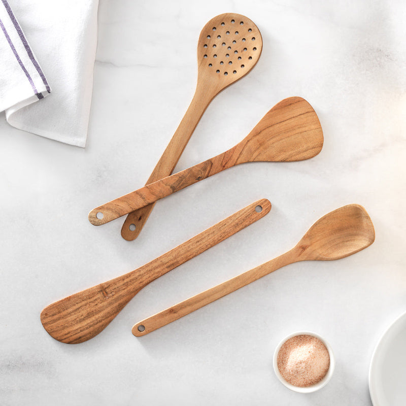 Public Goods Wooden Utensils (Set of 4) - Case of 12