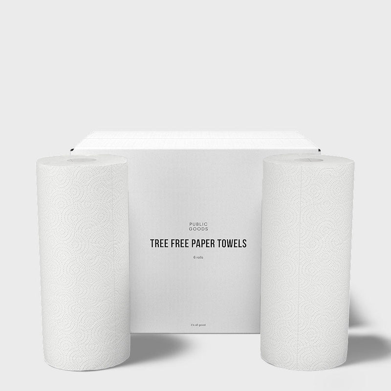 Tree Free Paper Towels 36 Rolls (6 Rolls/Box, Case of 6)