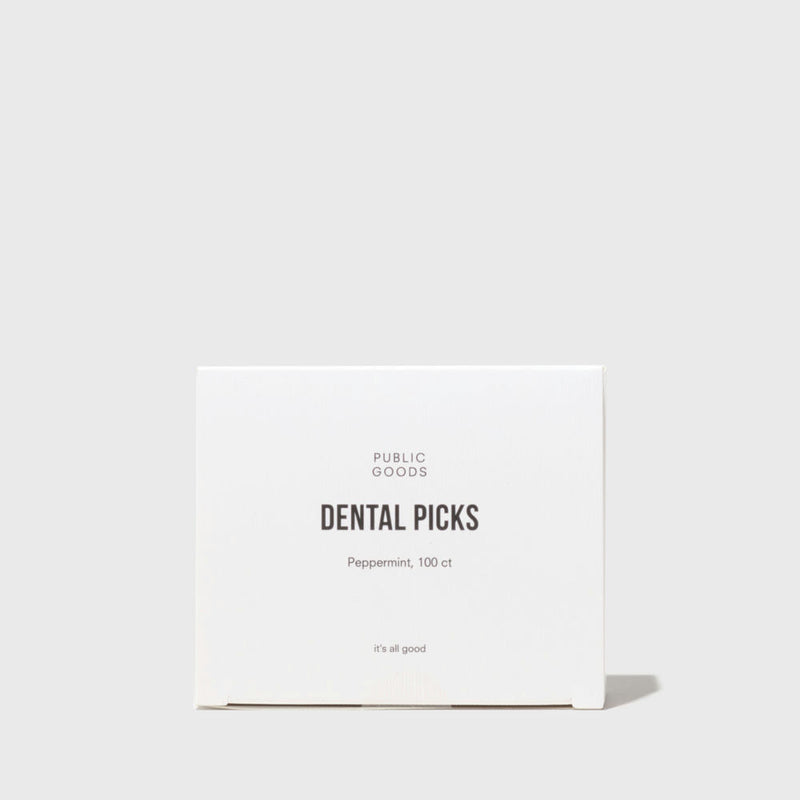 Public Goods Compostable Dental Picks