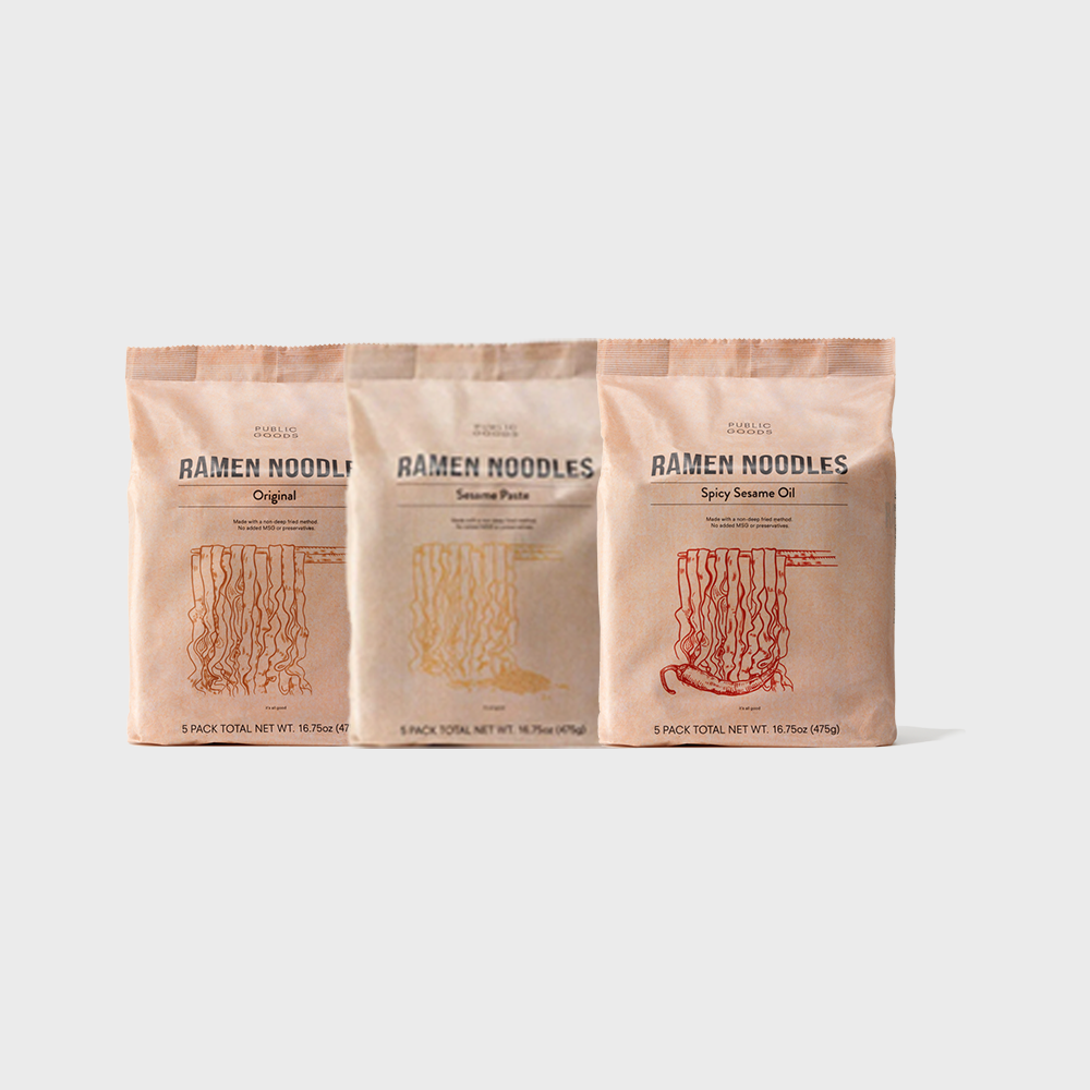 Public goods ramen discount