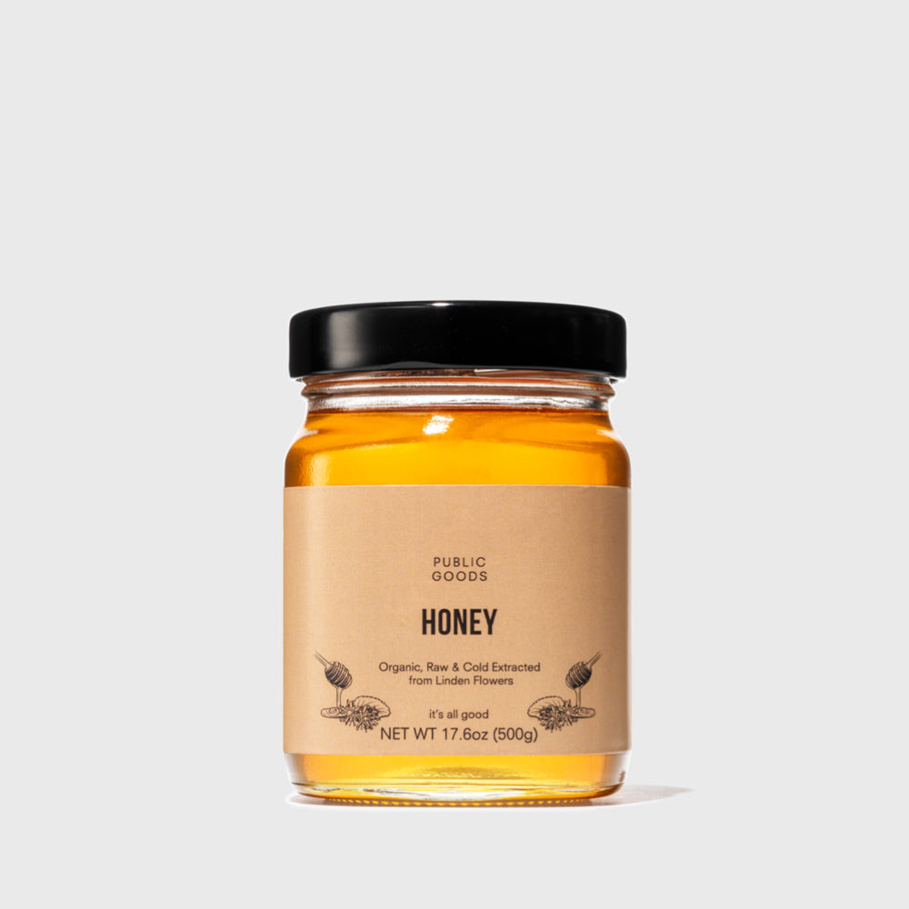 Public Goods Grocery Raw Honey (Case of 6)