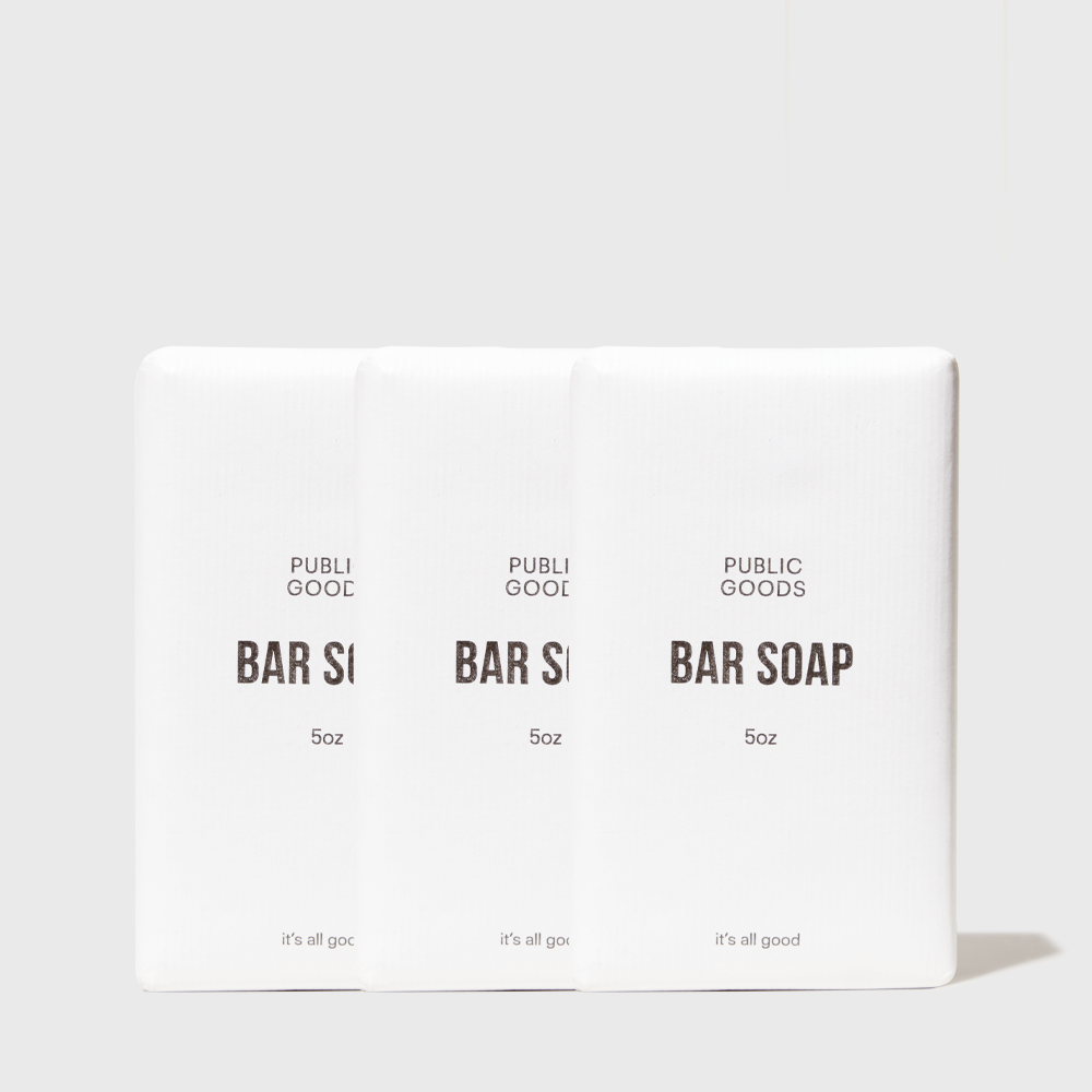 Public Goods Bar Soap 3-Pack (Case of 8)