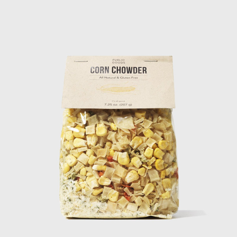Public Goods Grocery Corn Chowder Dried Soup Mix 7.25 oz (Case of 12)
