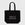 Public Goods Black Reusable Cotton Tote Bag (Case of 24)