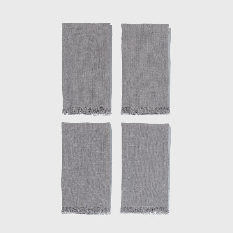 Public Goods Household Grey Napkins (Set of 4) - (Case of 12)