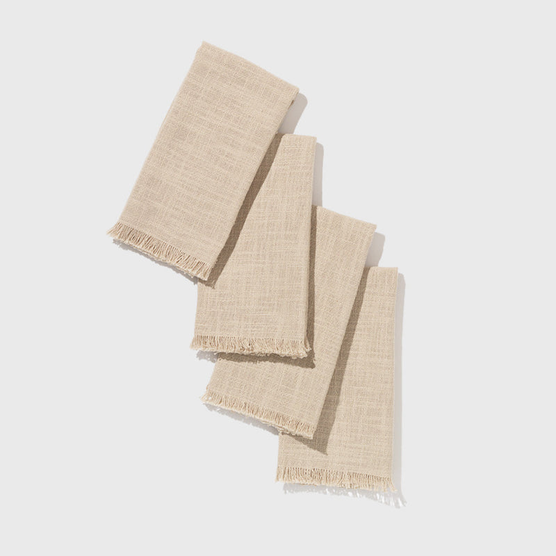 Public Goods Household Khaki Napkins (Set of 4) - (Case of 12)