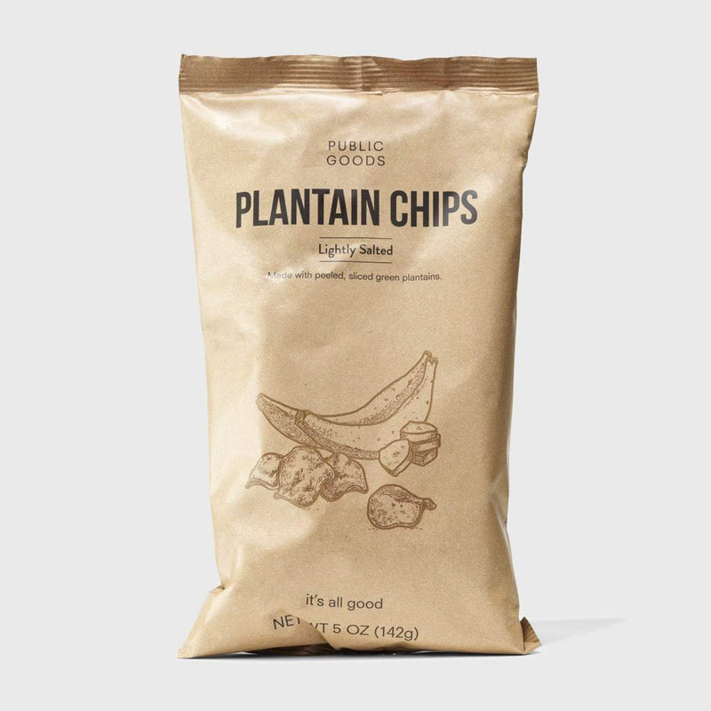 Public Goods Grocery Plantain Chips 5 oz (Case of 18)