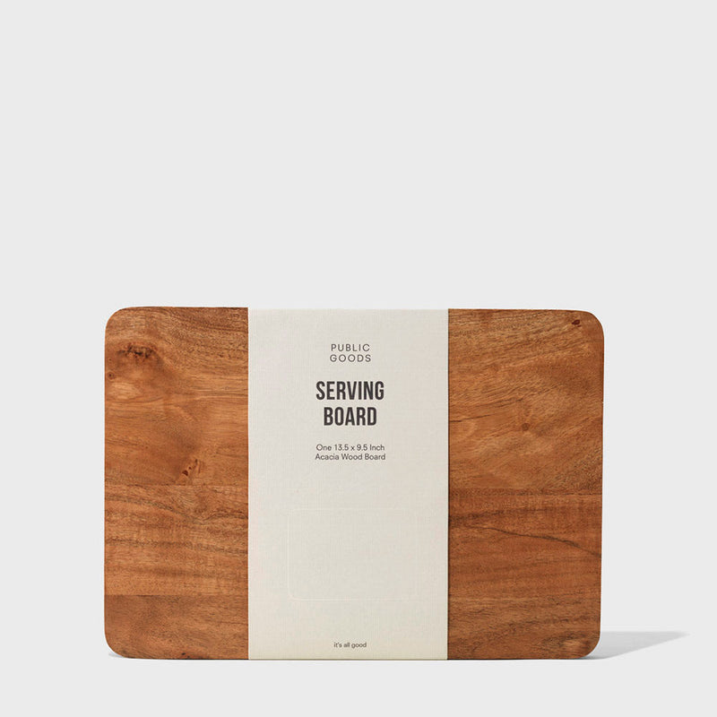 Public Goods Small Serving Board (13.5" x 9.5"), Case of 8