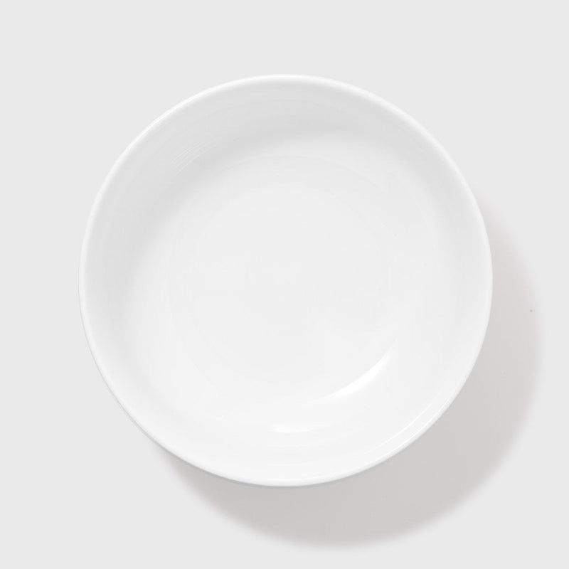 Public Goods Large Ceramic White Serving Bowl | Made from High-Fire Porcelain