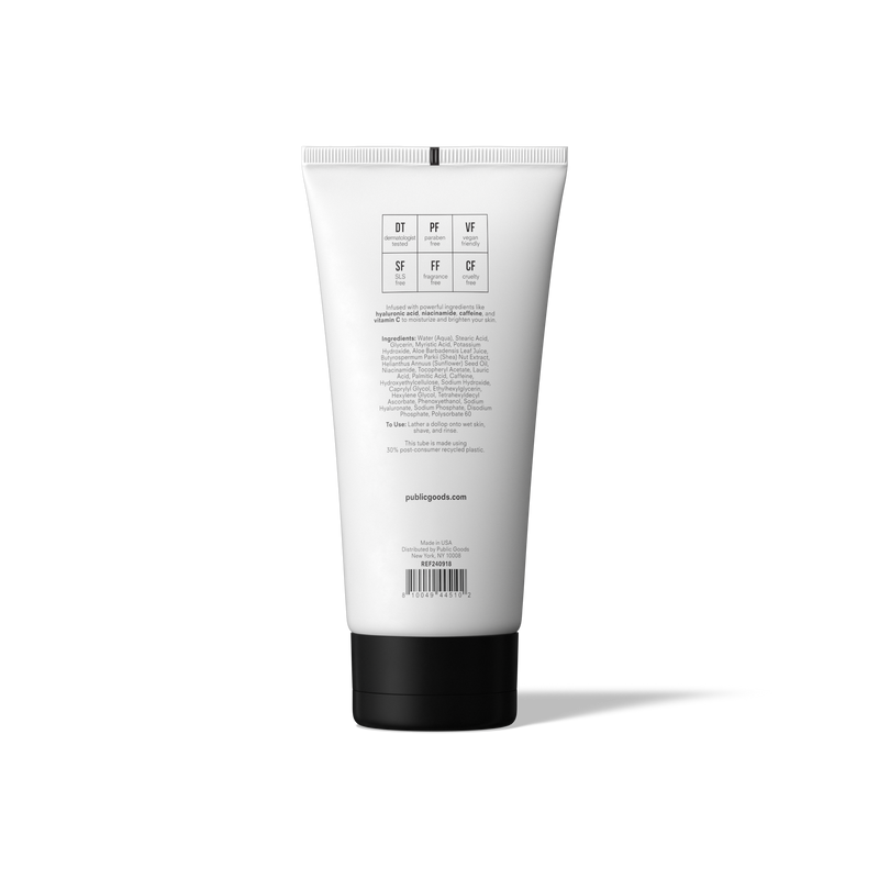 Public Goods Shaving Cream 6oz