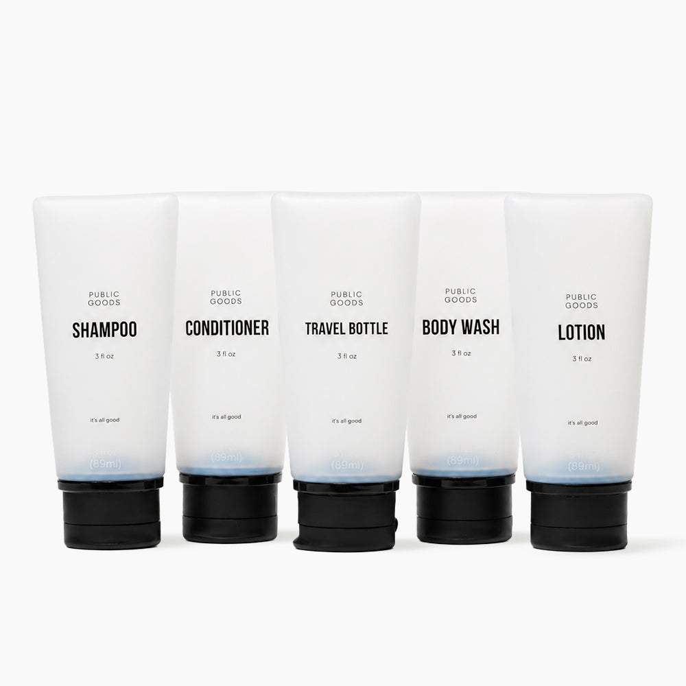 Silicone Travel Bottle Kit (Case of 24)