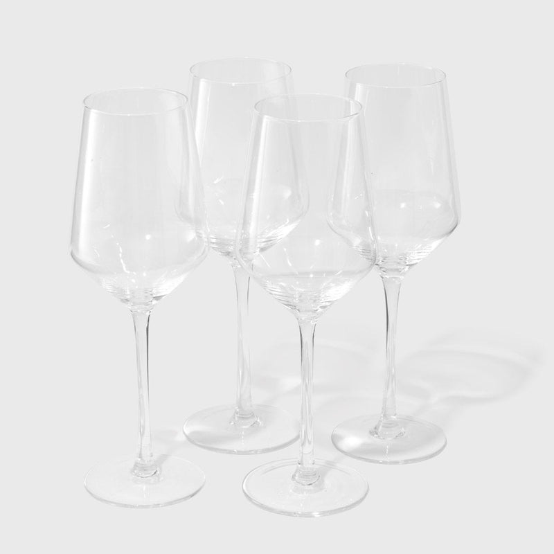 Public Goods Household Wine Glasses (Set of 4, Case of 6)