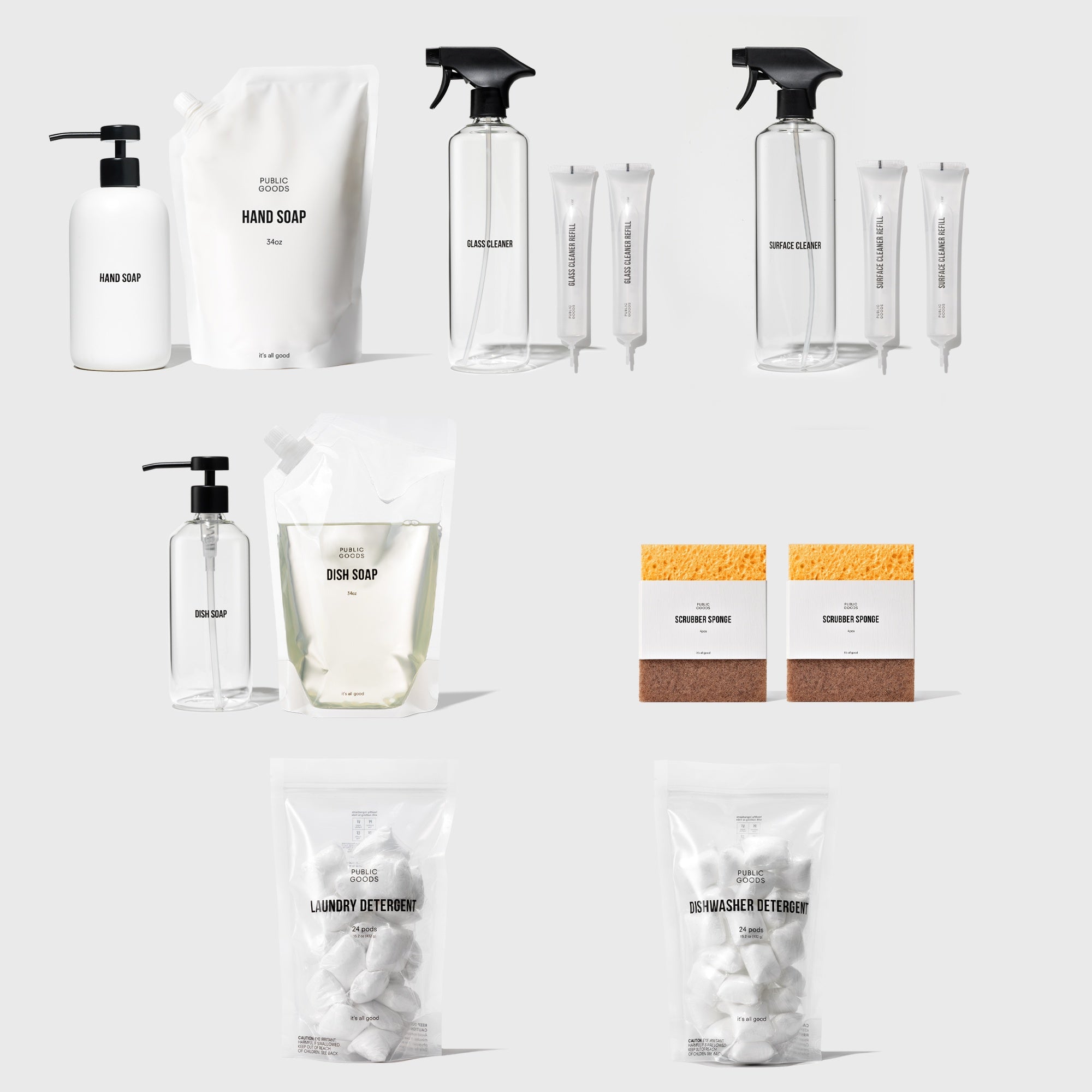 Public Goods HostBOX: Cleaning Bundle (by Public Goods x HostGPO)