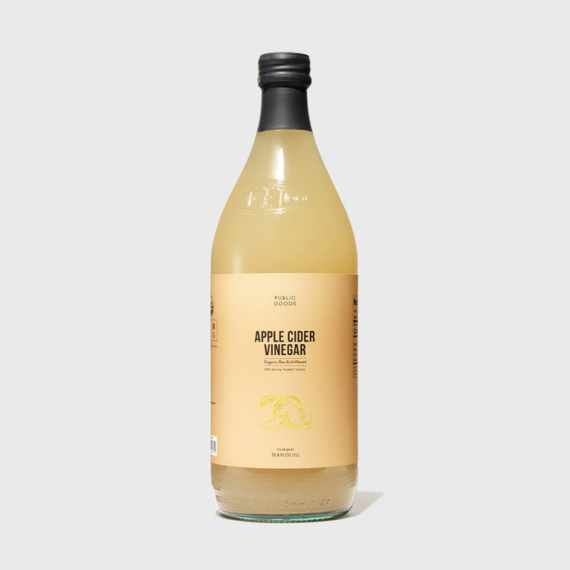 Public Goods Apple Cider Vinegar 1 Ltr OG (Case of 6)
