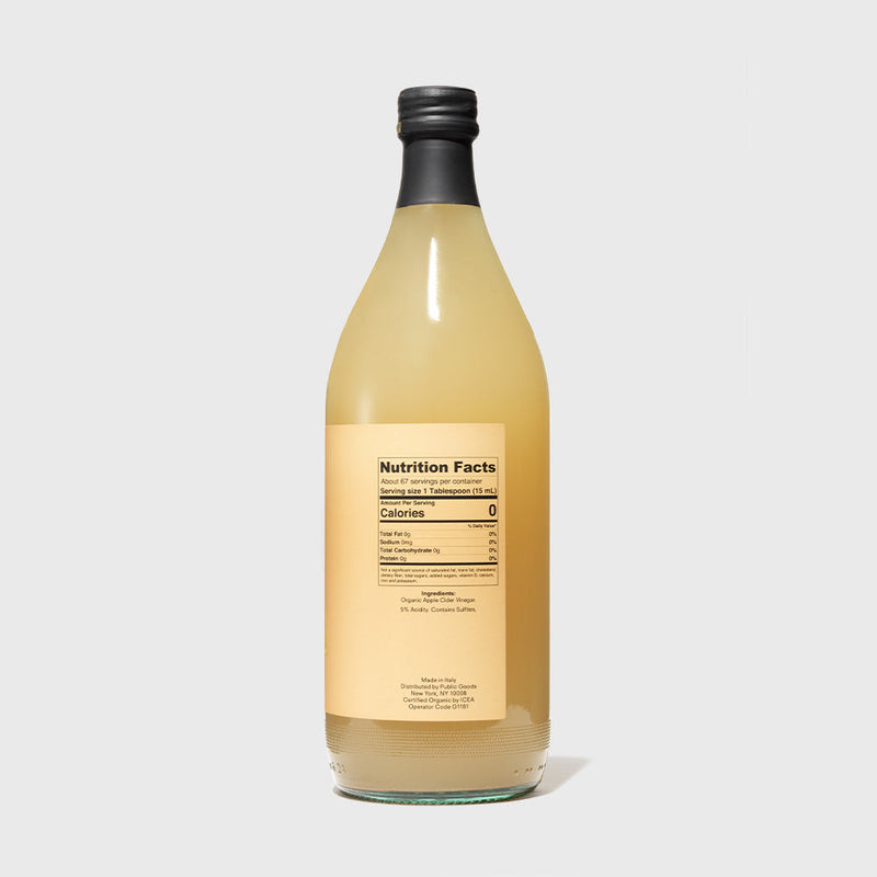 Public Goods Apple Cider Vinegar 1 Ltr OG (Case of 6)