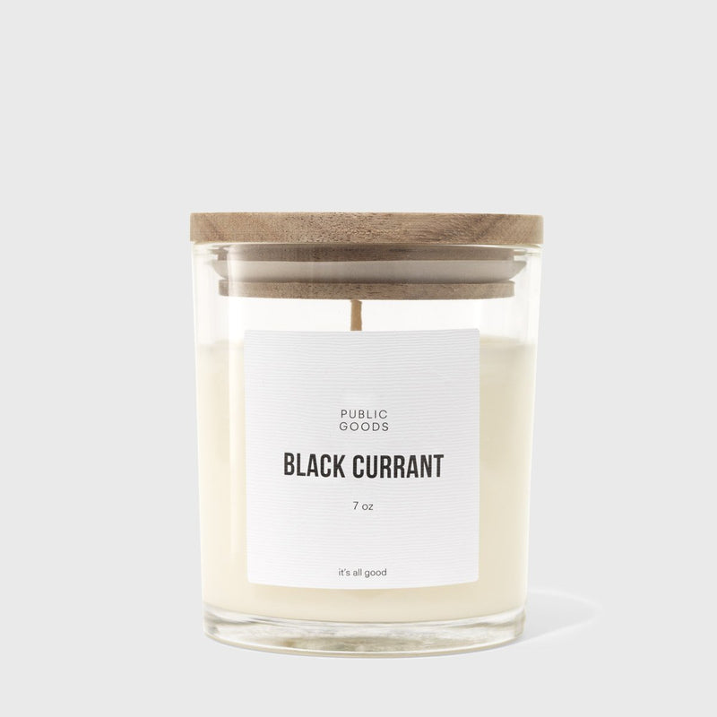 Public Goods Household Black Currant Soy Candle (7oz)