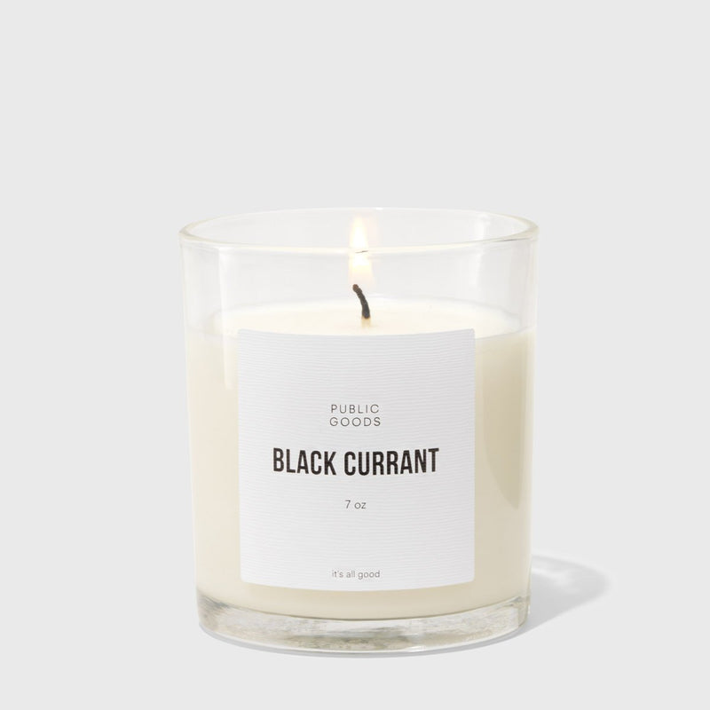Public Goods Household Black Currant Soy Candle (7oz)