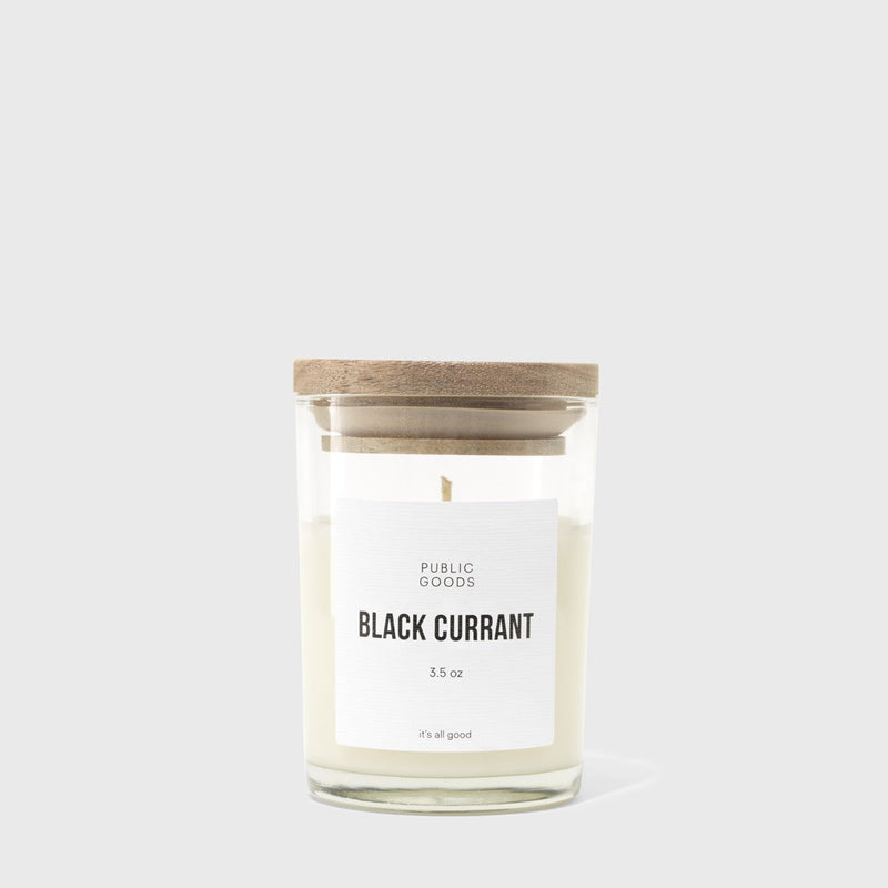 Public Goods Household Black Currant Soy Candle (3.5oz) - (Case of 12)