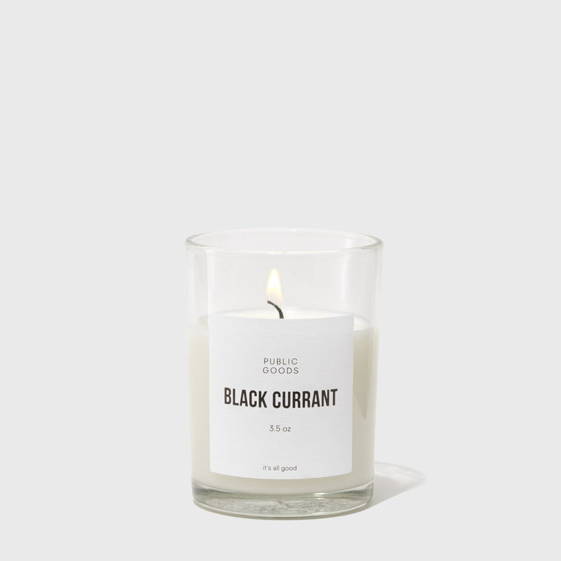 Public Goods Household Black Currant Soy Candle (3.5oz) - (Case of 12)
