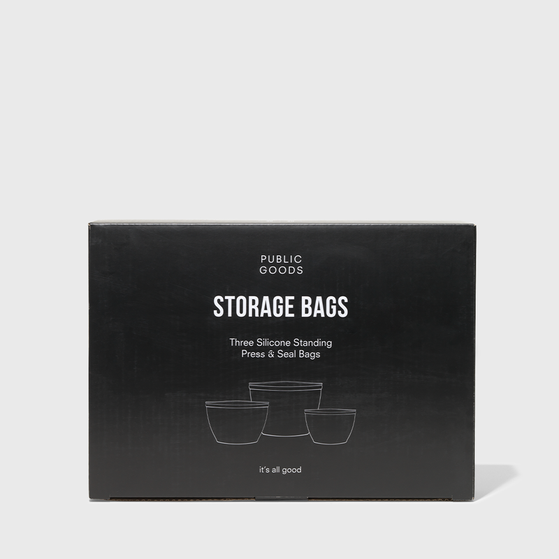 Public Goods Storage Bags 3 pc (Case of 24)