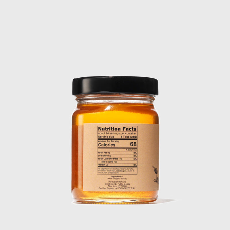 Public Goods Grocery Raw Honey (Case of 6)