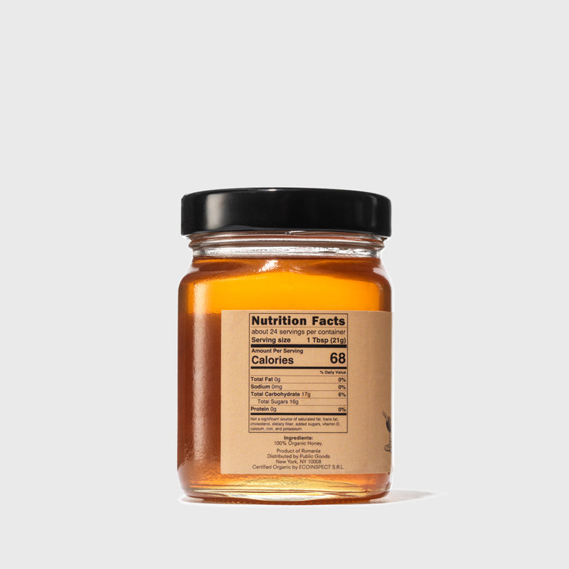 Public Goods Wildflower Raw Honey (Case of 6)