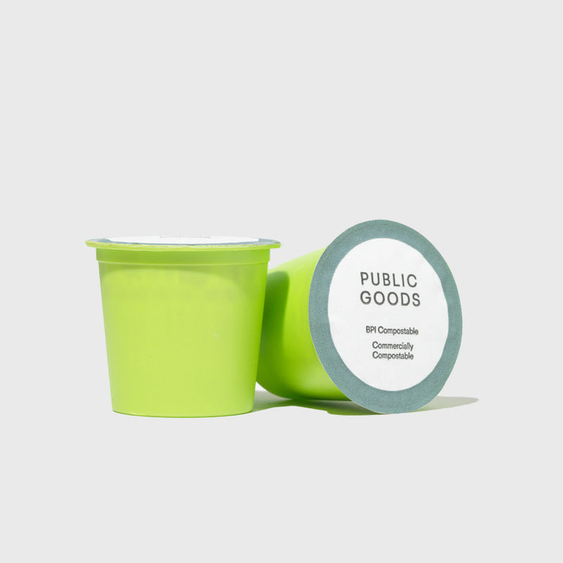 Public Goods Coffee & Tea Cups Coffee Pods (Case of 4)