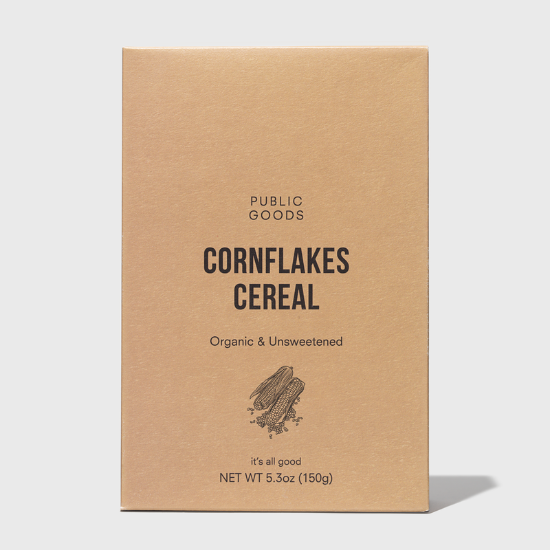 Public Goods Grocery Cornflakes Cereal 3 pk (Case of 12)