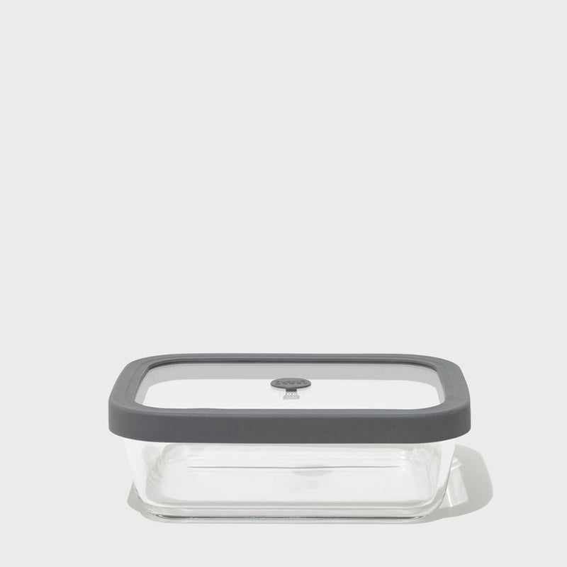 Rectangle Glass Containers, 3pc (Case of 2)