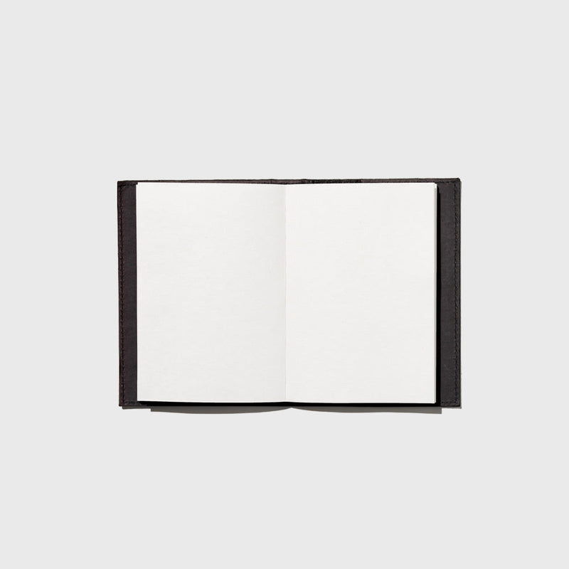 Public Goods Stationery Notebook-Unlined, 4" x 6" (Black) - Case of 6
