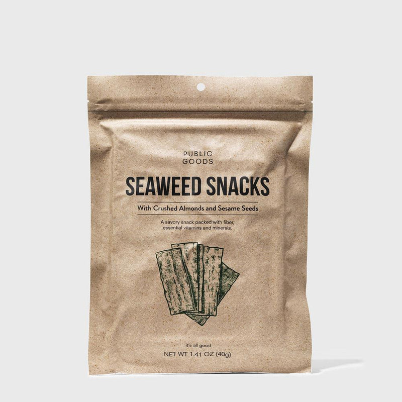 Public Goods Grocery Seaweed Snacks 1.4 oz (Case of 40)