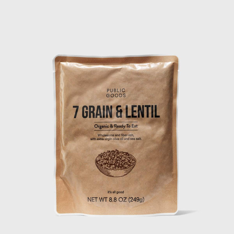 Public Goods Grocery Seven Grain & Lentil 8.8 oz (Case of 6)