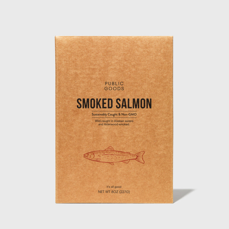 Public Goods Grocery Smoked Salmon (Case of 24)
