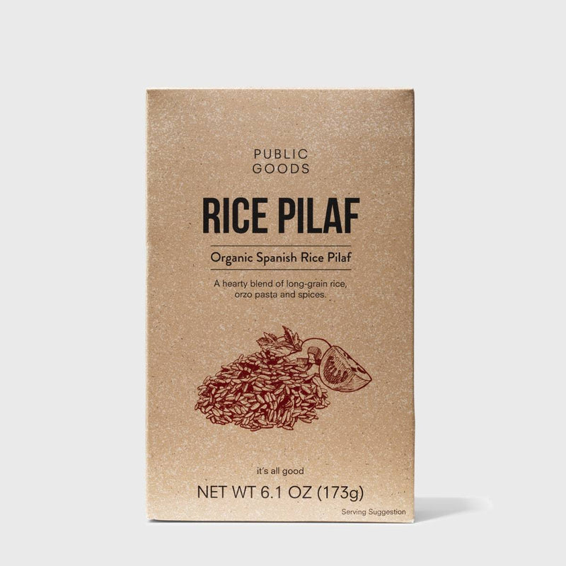 Public Goods Grocery Spanish Rice Pilaf 6.1 oz (Case of 12)
