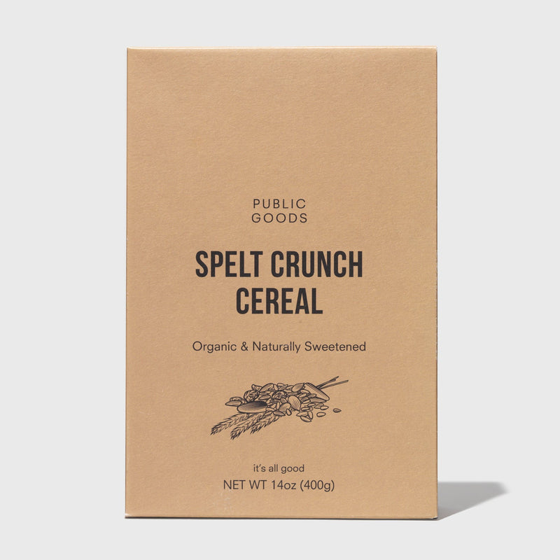 Public Goods Grocery Spelt Crunch Cereal (Case of 12)