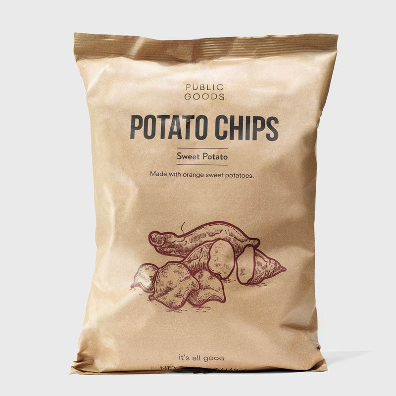 Public Goods Grocery Sweet Potato Chips 5 oz (Case of 12)