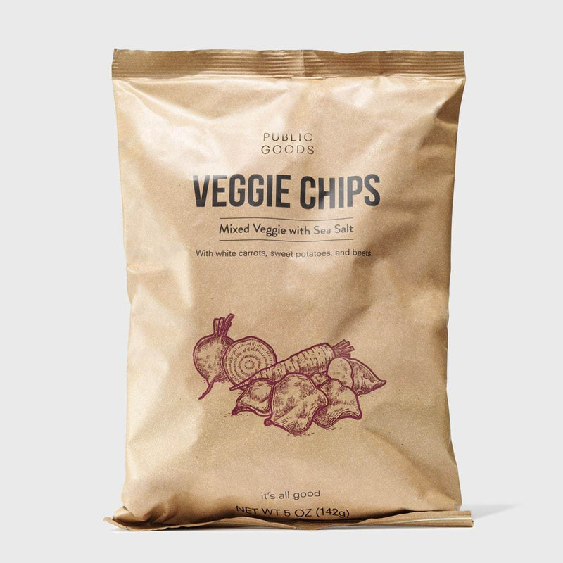 Public Goods Grocery Veggie Chips 5 oz (Case of 12)
