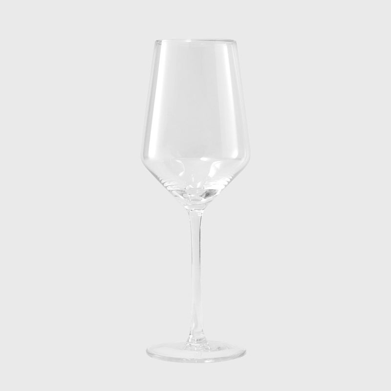 Public Goods Hand Blown Wine Glasses (Set of 4) | 16.5 Ounce Wine Glass With Pulled Stem