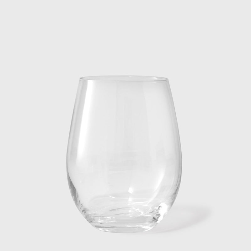 Public Goods Household Stemless Wine Glasses (Set of 4, Case of 6)